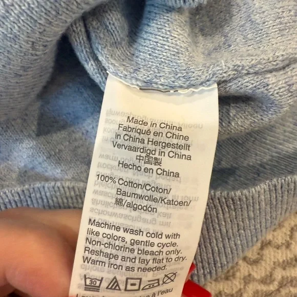 J. Crew Mercantile Men's Light Gray Crewneck Sweater - Picture 3 of 5